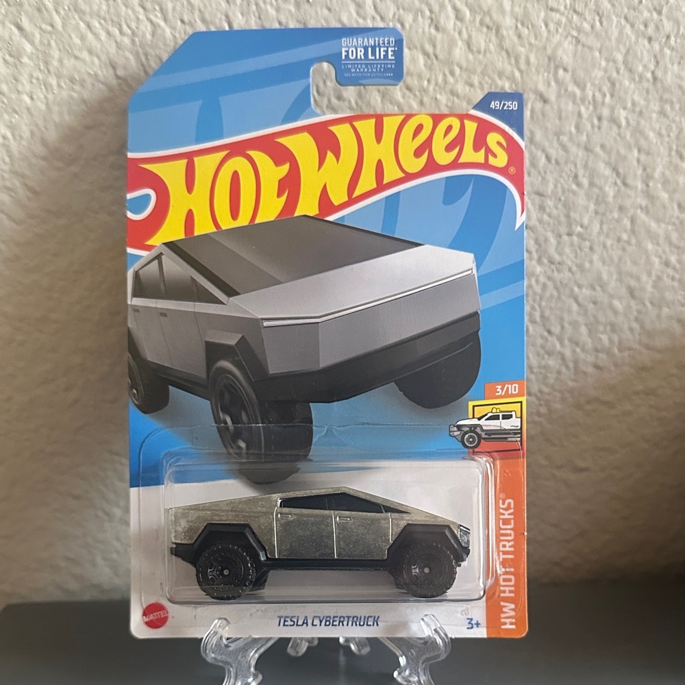 Tesla Cybertruck Toy Vehicle - Silver brand new in packaging.